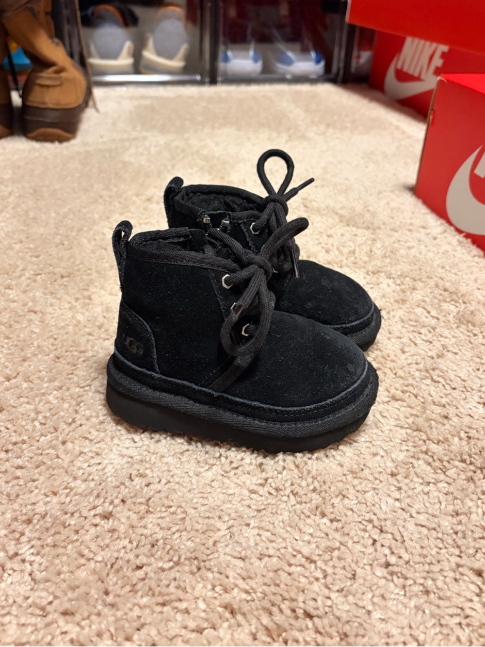 Toddler Black UGG Neumel Boots